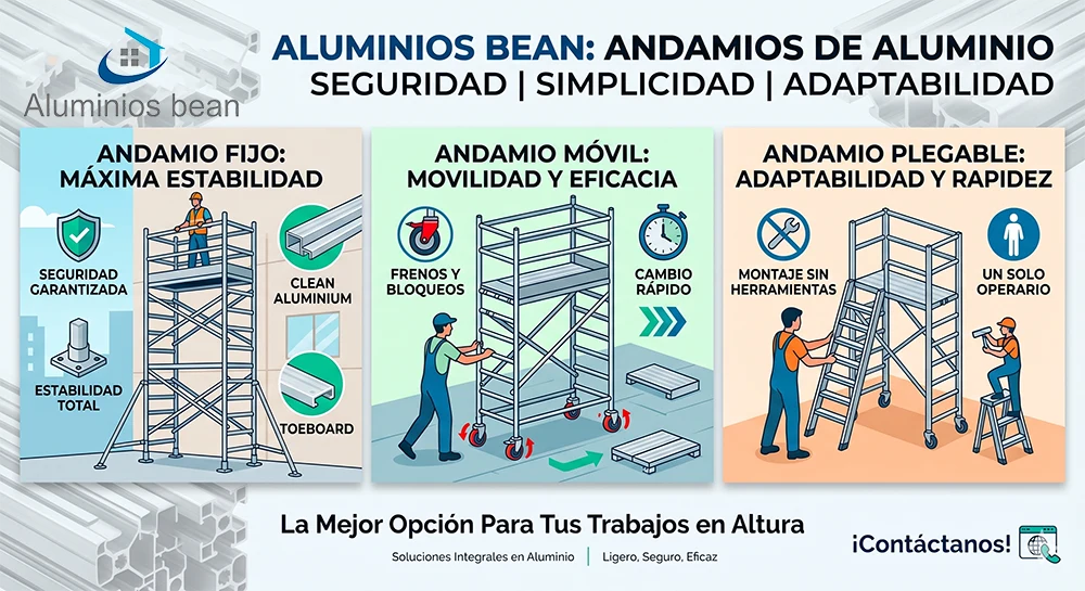 Andamios de aluminio aluminios bean