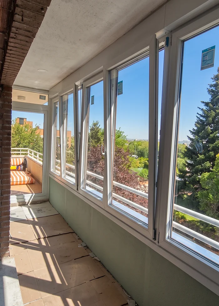 Ventanas y cerramientos de aluminio en Getafe